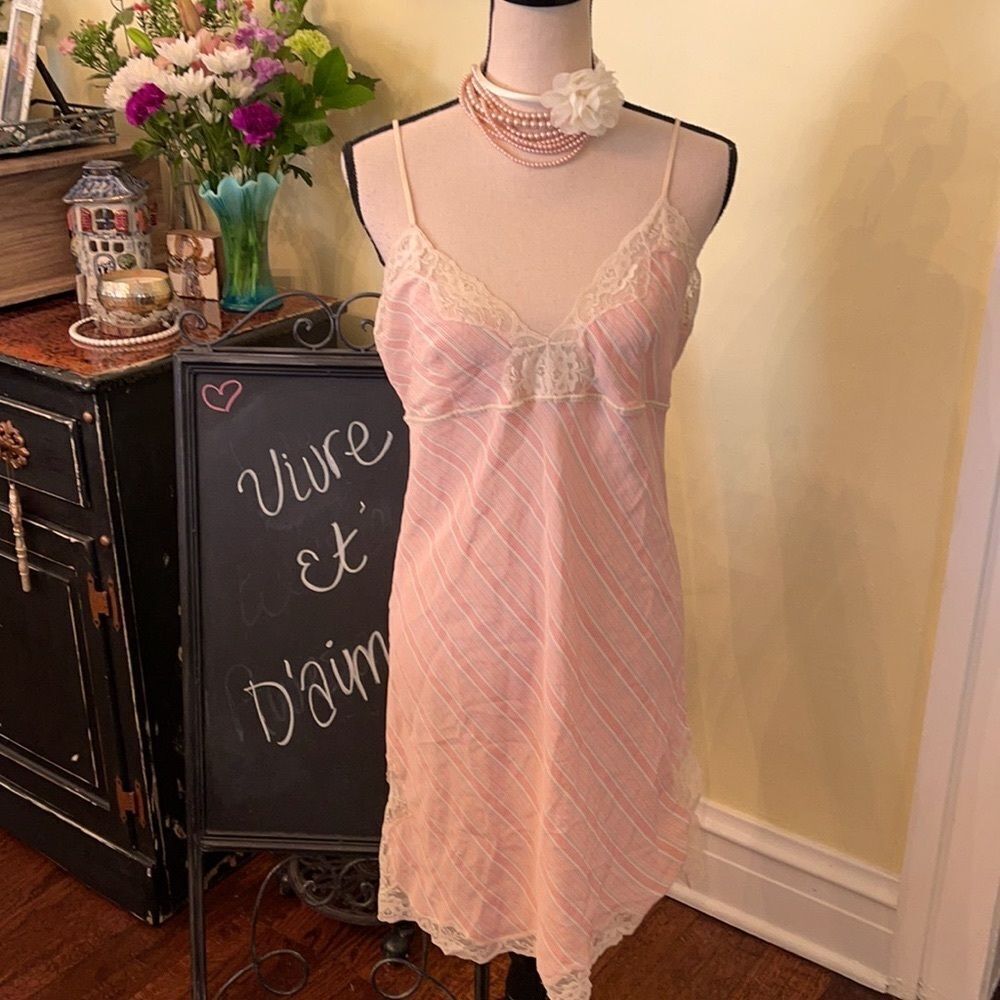 Gap Sz M 💯 Silk Chemise Gown EUC